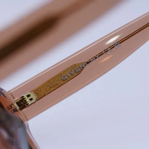 ?️ New Givenchy GV40075F 42N Sunglasses - Shiny Orange Frame, Grey Lenses Givenchy Square Ladies Sunglasses GV40075F 01A 56  main image 2